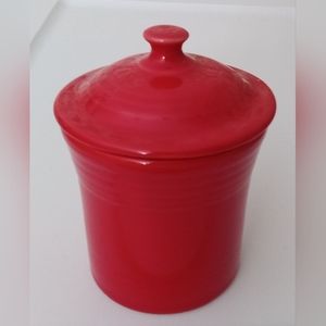 🍓 Eye Catching Ceramic Jar with Lid: 4" Height 4" Diameter 🍓